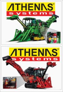 KIT DE SUPRESSÃO CONTRA INCENDIO COLHEDORA DE CANA MAQUINAS AGRICOLAS E FLORESTAIS EM GERAL. ATHENAS SYSTEMS